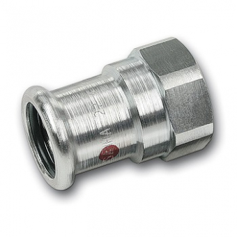 Муфта ВР 28x1/2" оцинкованная сталь, SANHA