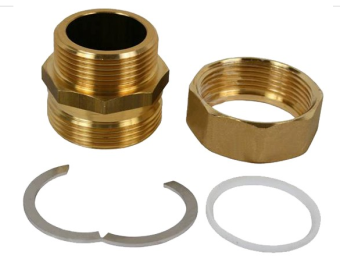 Комплект концевого фитинга Inoflex с внутр. резьбой 1 1/2", DN 40, Meibes
