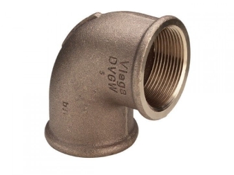 Угол 90° ВР 1/2"x1/2" бронза, Viega