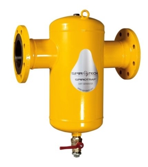 Сепаратор шлама Spirotrap DN 100, фланец, корпус литой, сталь 37, 30 м3/ч,110 °С, 10 бар бар, Spirotech