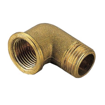 Угол 90° НР-ВР 1*1/4"x1*1/4" латунь, Multibrand