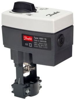 Электропривод AMV 15 для управления клапанами типов VFS2, VF3, VRB3, VRG3, Danfoss