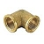 Угол 90° ВР-ВР 1/2"x1/2" латунь, Multibrand