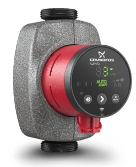 Насос циркуляционный ALPHA2 25-80 G1*1/2" с гайками Rp 1'', 180мм, 230 В, (2018), Grundfos