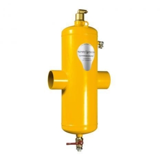 Сепаратор комбинированный Spirocombi DN 125, сварка, корпус литой, сталь 37, 50 м3/ч,110 °С,10 бар,Spirotech