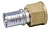 Муфта ВР 20x1/2" латунь, A.P.E.
