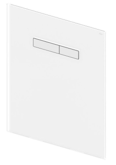 Панель верхняя TECElux с мех. блоком управления, белое стекло, клавиши белые