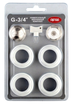 Комплект монтажный 3/4" (без кронштейнов, 7 в 1), Rifar
