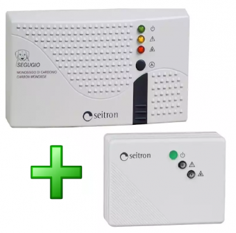 Комплект сигнализатора загазованности RGDCO0MP1 с сенсором SGAMET, Seitron