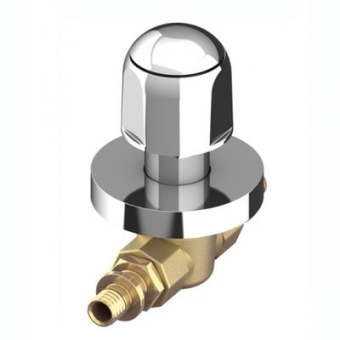 Кран под отделку 16х16, хромиров. латунь, TECE