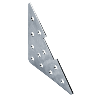 Пластина соединительная треугольная TCP TR 38-41 4F11, Termoclip