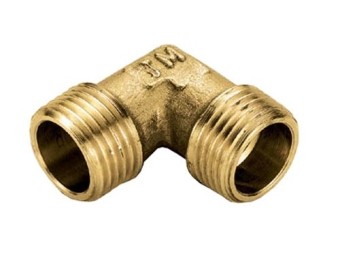 Угол 90° НР-НР 1"x1" никелиров. латунь, Multibrand