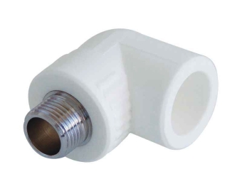 Угол 90° с наружной резьбой 25x1/2", (PP) Kalde