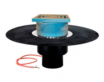 Кровельная воронка Dn110, верт. с электроподогревом, HL