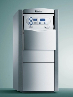 Котел газовый конденсационный напольный ecoVIT VKK 286/4, 28,9/26,2кВт, одноконтурный, закрытая камера, Vaillant