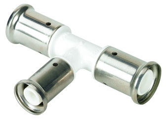 Тройник 26х16х26 PVDF, Henco
