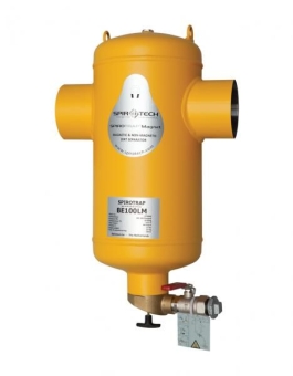 Сепаратор шлама Spirotrap Magnet DN 80, сварка, корпус литой, сталь 37, 27 м3/ч,110 °С, 10 бар бар, Spirotech