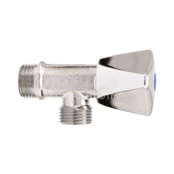Вентиль НН 1/2"x1/2" для стиральной машин, (латунь хромир.) ITAP