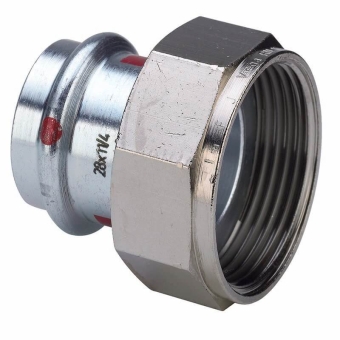 Соединение с НГ 15x3/4" оцинкованная сталь, SANHA