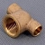 Тройник ВР 42x1*1/2"х42, пайка, бронза, Viega