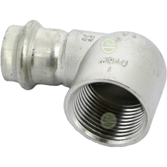 Угол 90° ВР 22x1" нержавеющая сталь, Viega