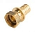 Соединение с НГ 16x1/2" под прокладку, латунь, STOUT
