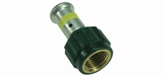 Муфта газ. ВР 16x1/2" PVDF, Henco