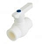 Кран шаровой прямой 50-50, (PP) Kalde