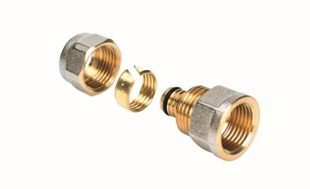 Муфта ВР 20x1/2", обжим, Henco