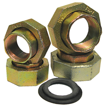 Гайки резьбовые Rp1/2" x G1", к-т 2 шт., чугун Wilo