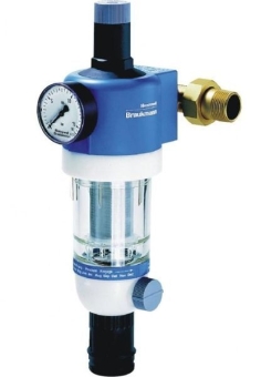 Фильтр тонкой очистки FK74CS-1AA с редуктором для холодной воды с обратной промывкой, 100 мкм, Honeywell