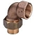 Американка ВР 18x3/4" евроконус, пайка, бронза, Viega